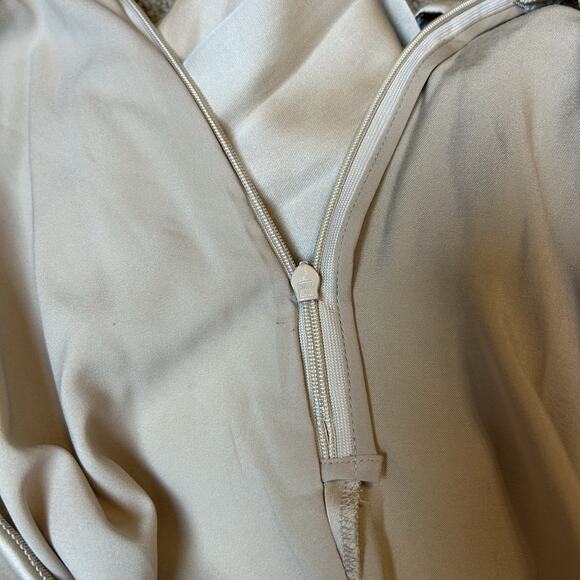 Club Monaco Women’s Satin Charmeuse Midi Skirt Fits 30” Waist Tie Knot Front - Picture 11 of 14